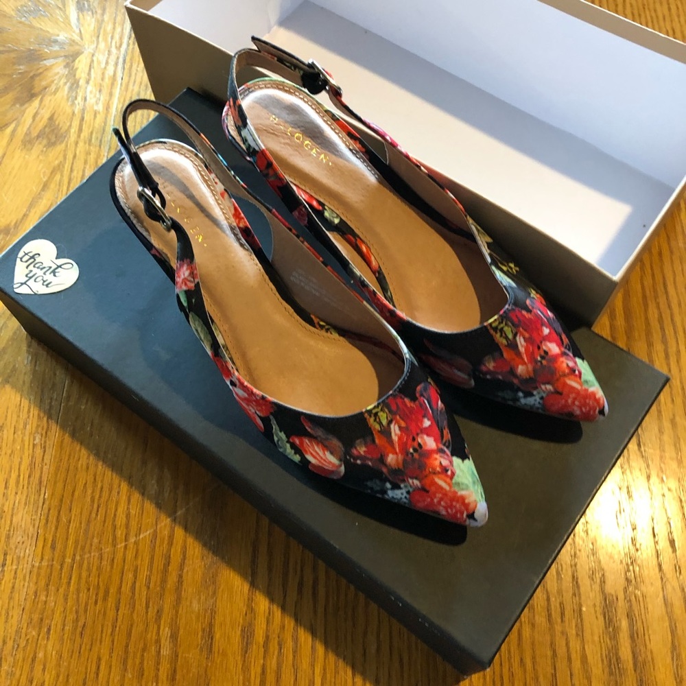 Halogen Med Thin Heels Pointed Toe👠